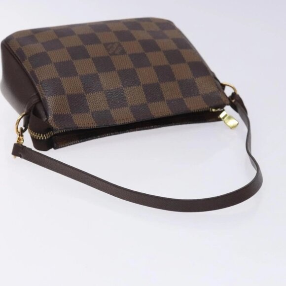 LOUIS VUITTON Damier Ebene Trousse Makeup Pouch N51982 LV Auth mr1493 - Picture 7 of 16